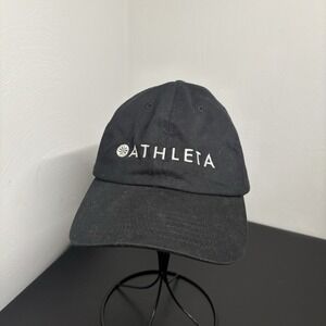 Athleta Hat Women Strap Back Spell Out Retro Classic Sport Hype Run Gym Core Cap